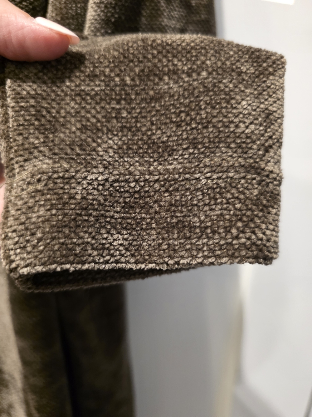 Soft Surroundings Germain Chenille Tunic Top Large Brown Funnel Neck Earthy - Picture 7 of 9